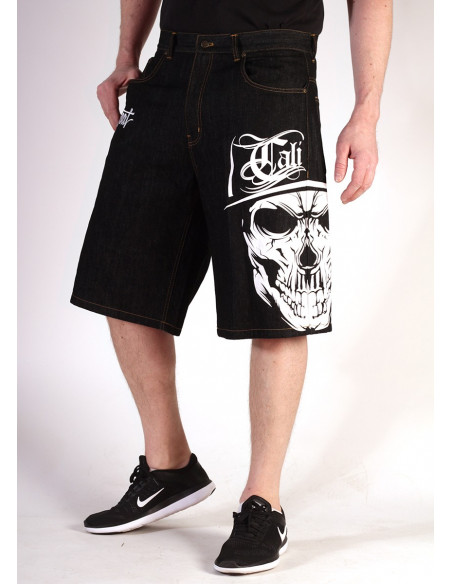 BSAT Cali Skull Shorts Black