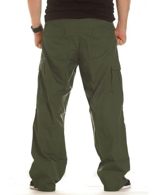 BSAT Combat Cargo Pants Olive Baggy
