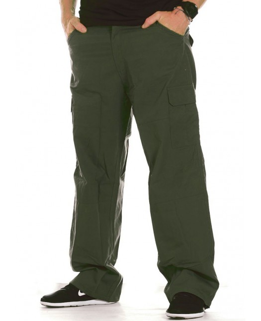 BSAT Combat Cargo Pants Olive Baggy