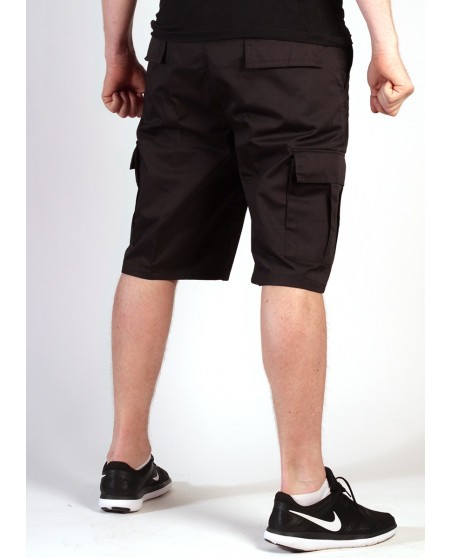 Cargo Shorts Black by Tech Wear