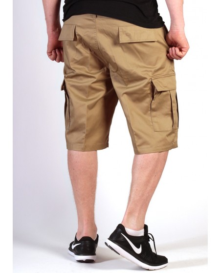 Cargo Shorts Khaki by Tech Wear