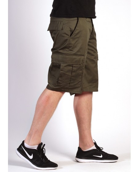 Cargo Shorts Olive by Tech Wear