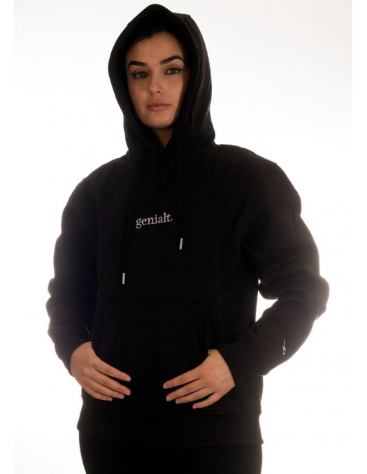 genialt. Hoodie BrandLogo Black