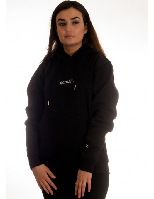 genialt. Hoodie BrandLogo Black