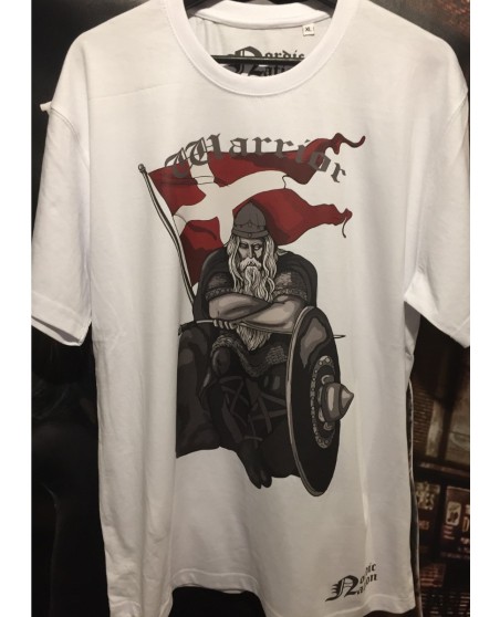 Holger Danske Cotton Premium T-shirt Front White