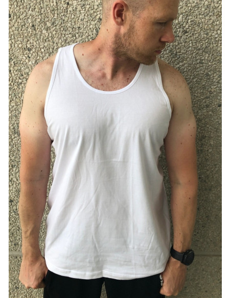 Tank Top White Plain