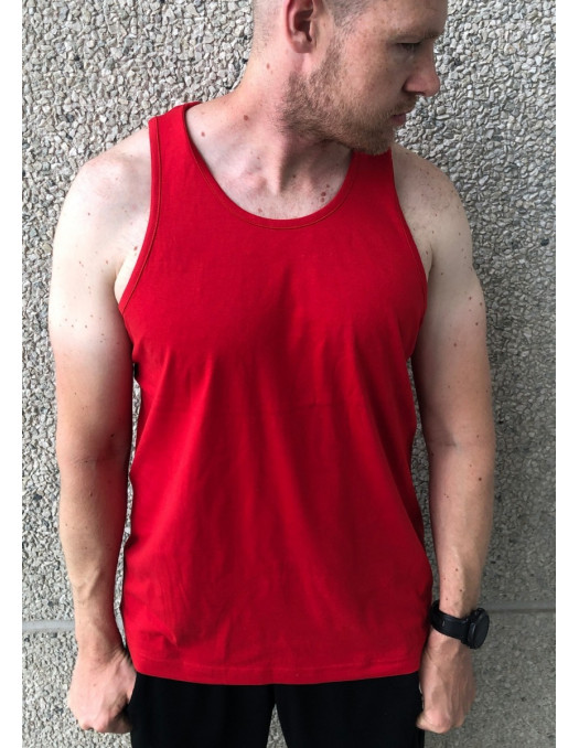 Tank Top Red Plain