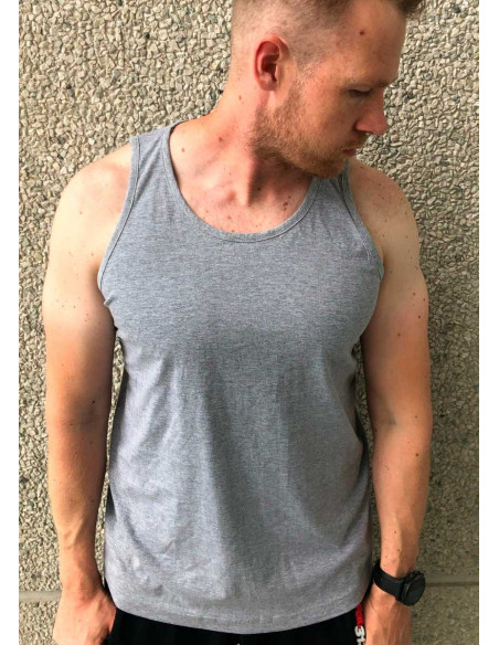 Tank Top Grey Plain