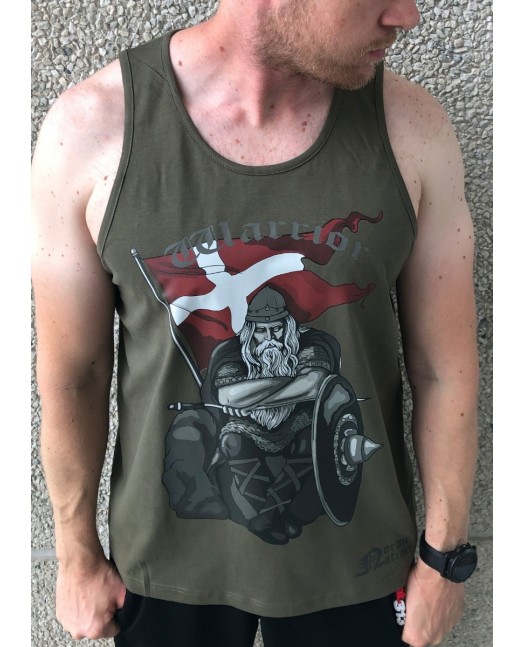 Holger Danske Cotton Tank Top Olive