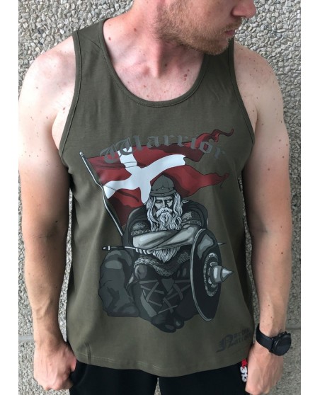 Holger Danske Cotton Tank Top Olive