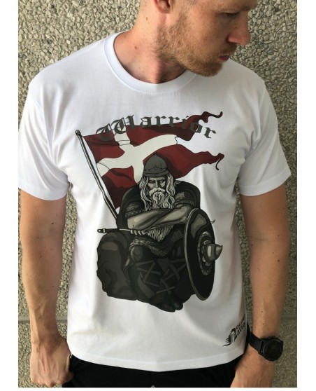Holger Danske Cotton Premium T-shirt Front White