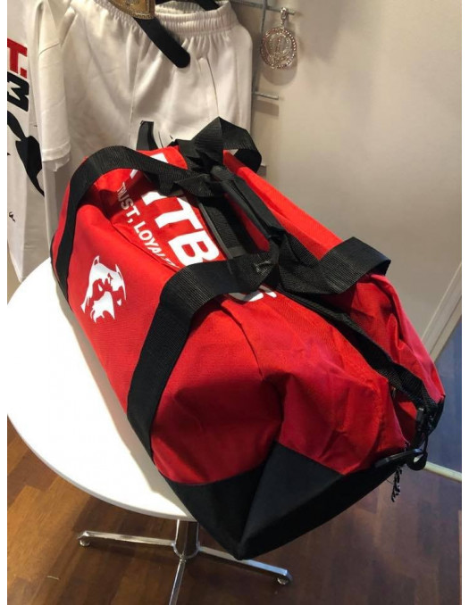 Pitbos Sportsbag Red & White