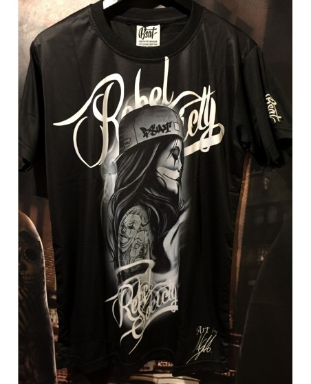 BSAT Rebel Society Vape Girl BlackNWhite