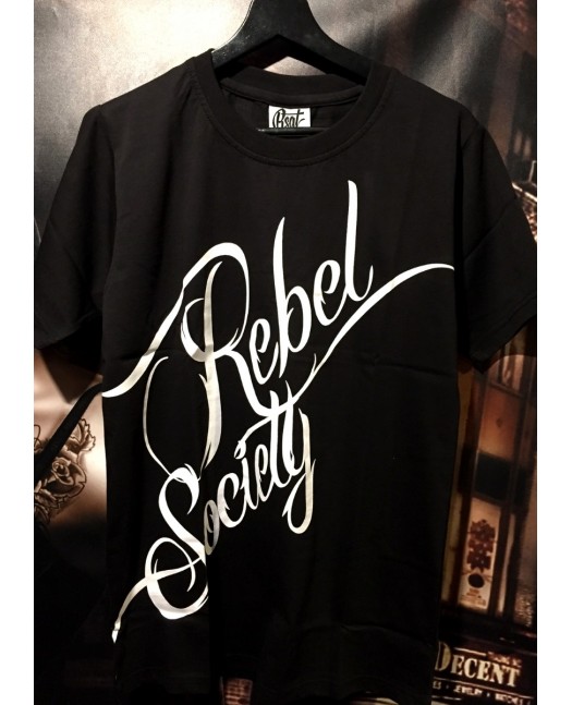 BSAT Rebel Society T-Shirt BlackNWhite