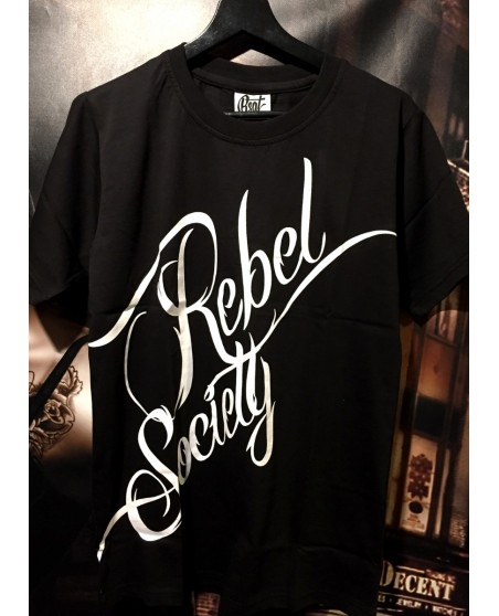 BSAT Rebel Society T-Shirt BlackNWhite