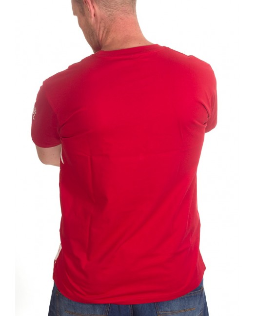 BSAT Rebel Society Skull T-Shirt Red