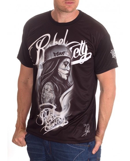 BSAT Rebel Society Vape Girl BlackNWhite