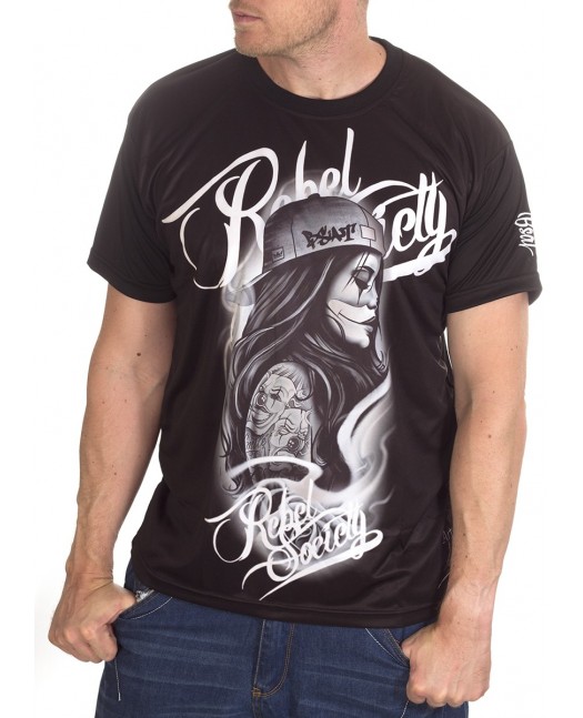 BSAT Rebel Society Vape Girl BlackNWhite