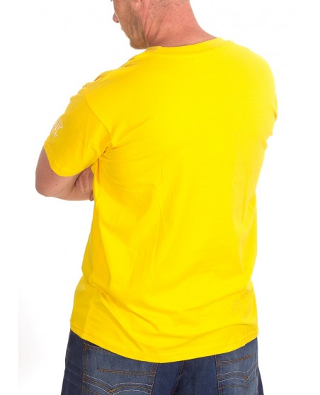 BSAT Rebel Society Skull T-Shirt Yellow