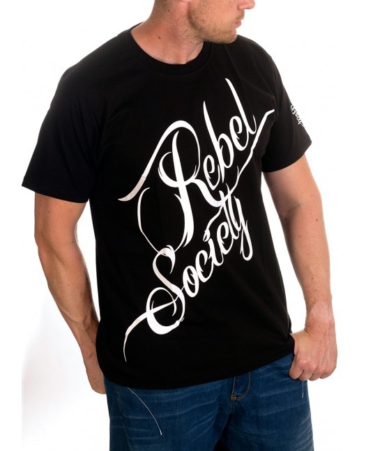 BSAT Rebel Society T-Shirt BlackNWhite