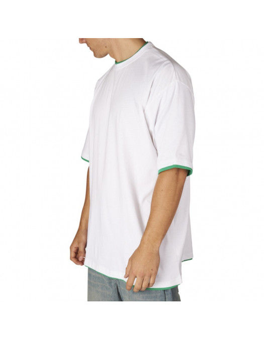 Townz Long Tee white green