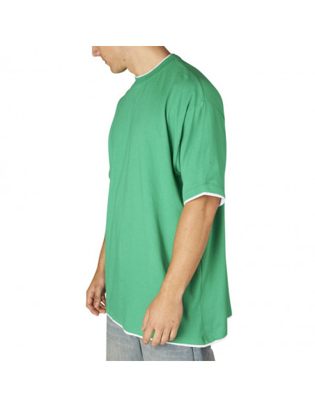 Townz Long Tee green white