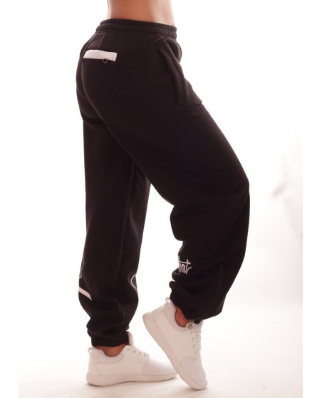Black Art Script Sweatpants by BSAT