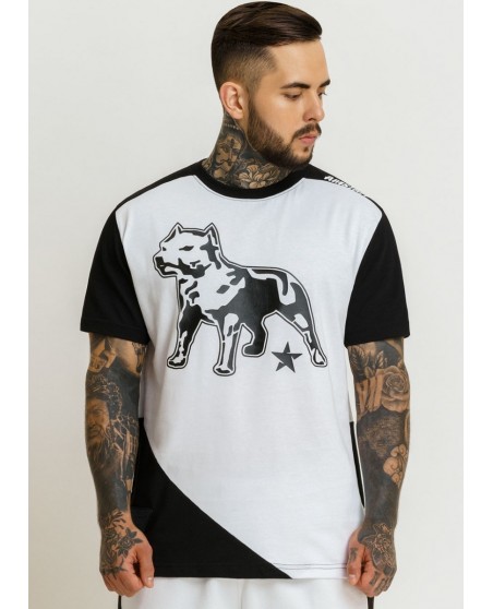 Amstaff athletic T-Shirt BlackNWhite