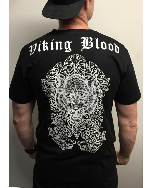 The Wolf T-Shirt Black by Nordic...