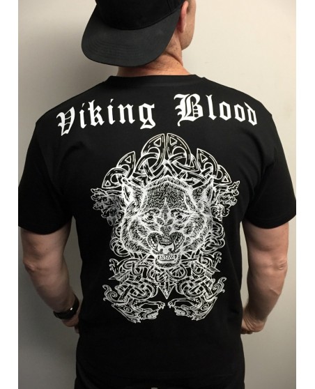 The Wolf T-Shirt Black by Nordic Worlds Premium Cotton