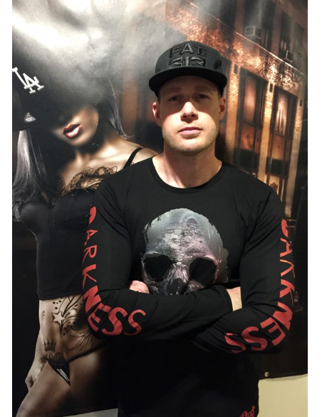 Darkness Skull EL Barrio L/S T-Shirt by BSAT