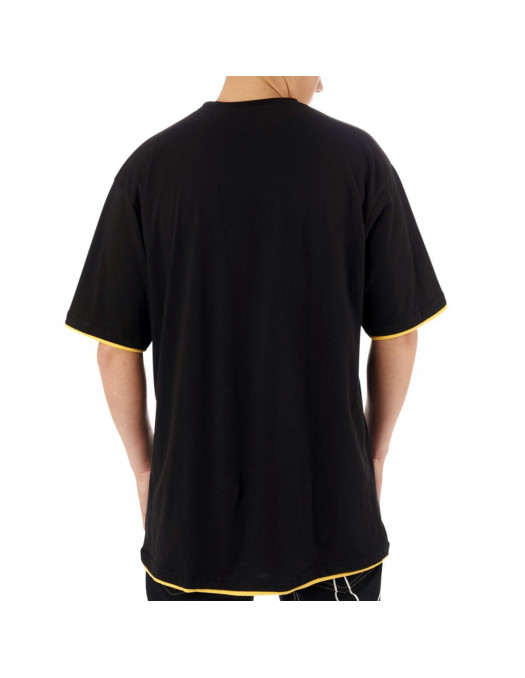 Townz Long Tee black yellow