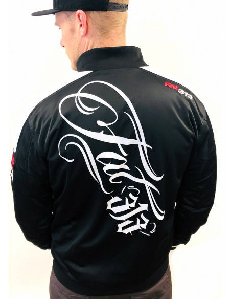 FAT313 Master Track Jacket Signature Black