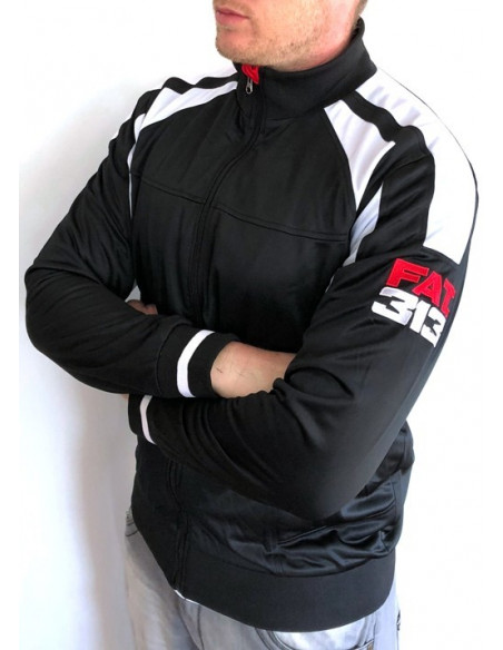 FAT313 Master Track Jacket Signature Black