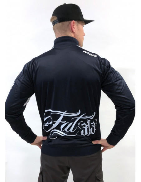 FAT313 Master Track Jacket Signature Blue