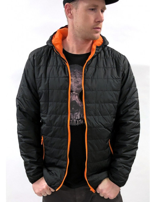 Urban Bubble Jacket BlackNOrange