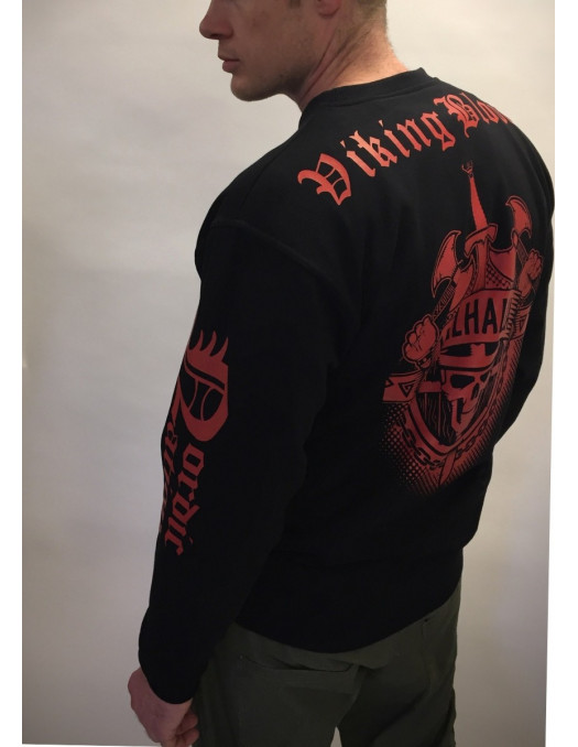 Valhalla Sweatshirt BlackNRed by...