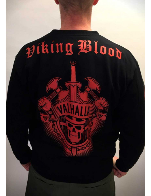 Valhalla Sweatshirt BlackNRed by...