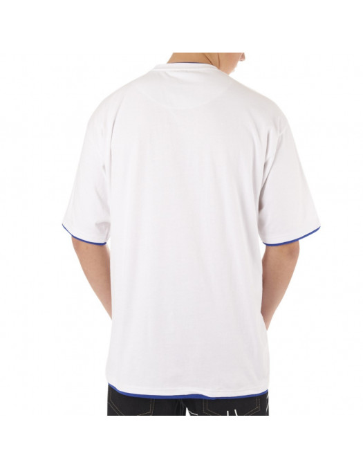 Townz Long Tee white royal