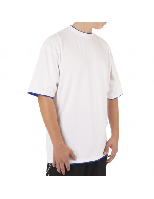 Townz Long Tee white royal