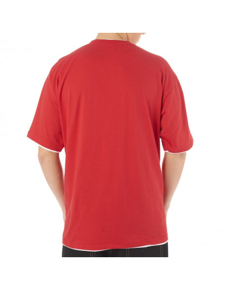 Townz Long Tee red white