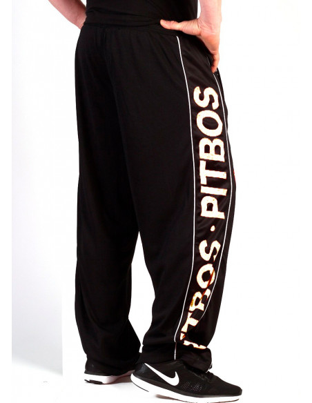 Pitbos Mesh Pants Dog Logo White