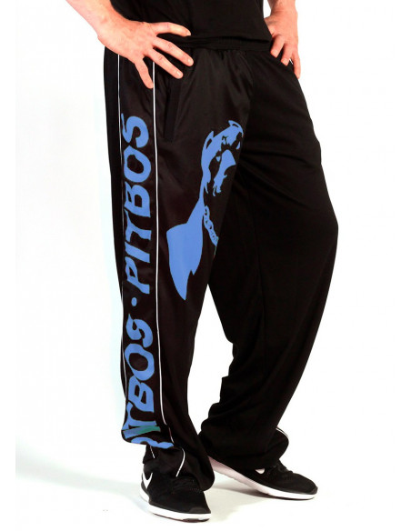 Pitbos Mesh Pants Dog Logo Blue