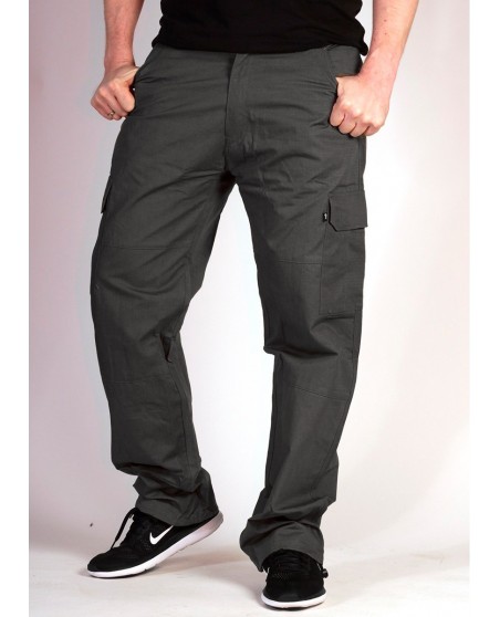 BSAT Regular Fit Cargo Pants Dark Grey