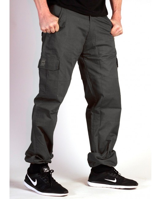 BSAT Regular Fit Cargo Pants Dark Grey