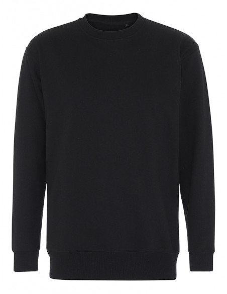 Plain Crewneck Heavy Sweatshirt Black