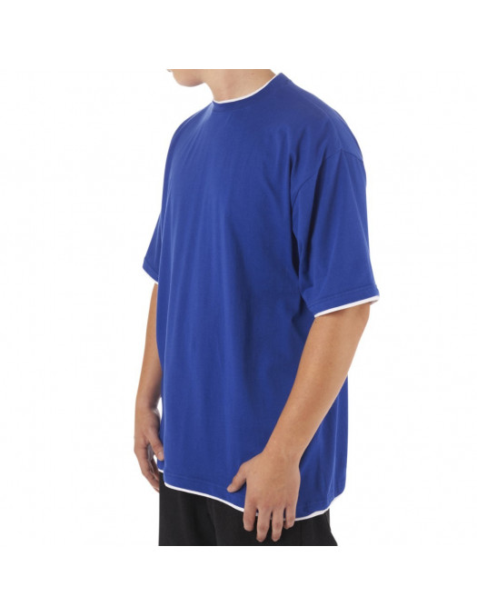 Townz Long Tee royal white
