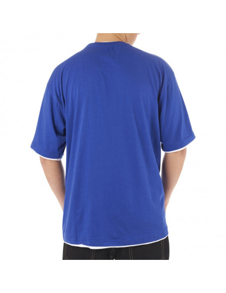 Townz Long Tee royal white