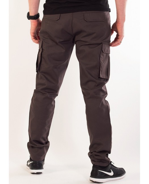 BSAT Tapered Fit Cargo Pants Dark Grey