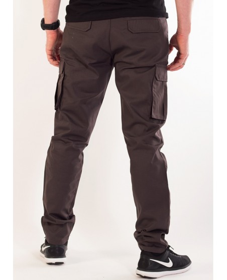 BSAT Tapered Fit Cargo Pants Dark Grey